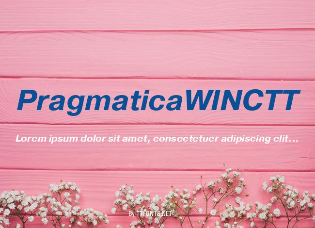 PragmaticaWINCTT example