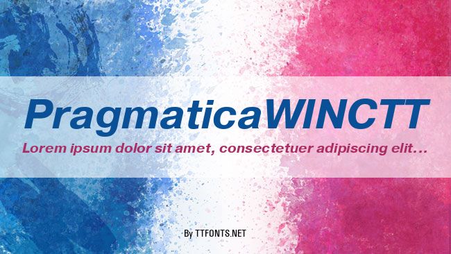 PragmaticaWINCTT example