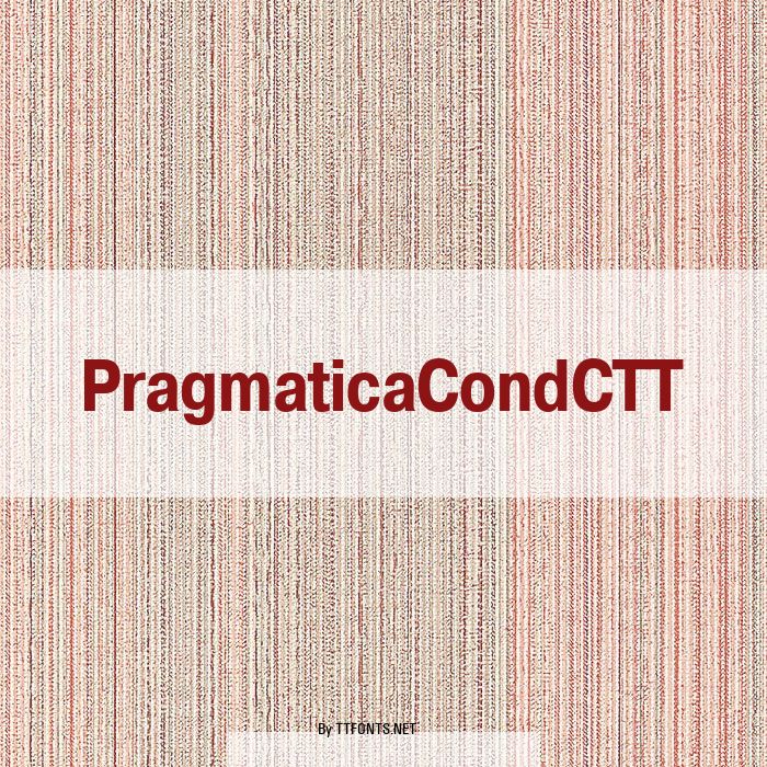 PragmaticaCondCTT example