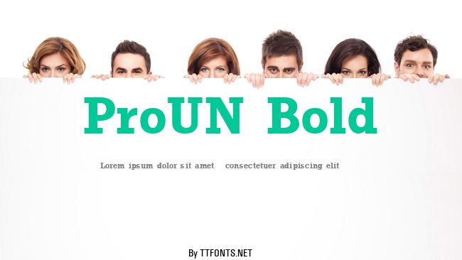 ProUN Bold example