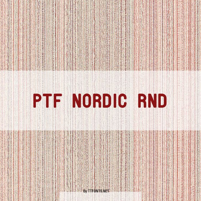 PTF NORDIC Rnd example