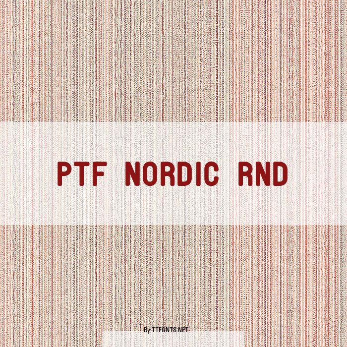 PTF NORDIC Rnd example