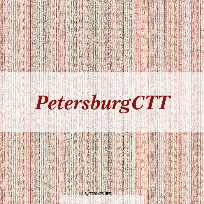 PetersburgCTT example