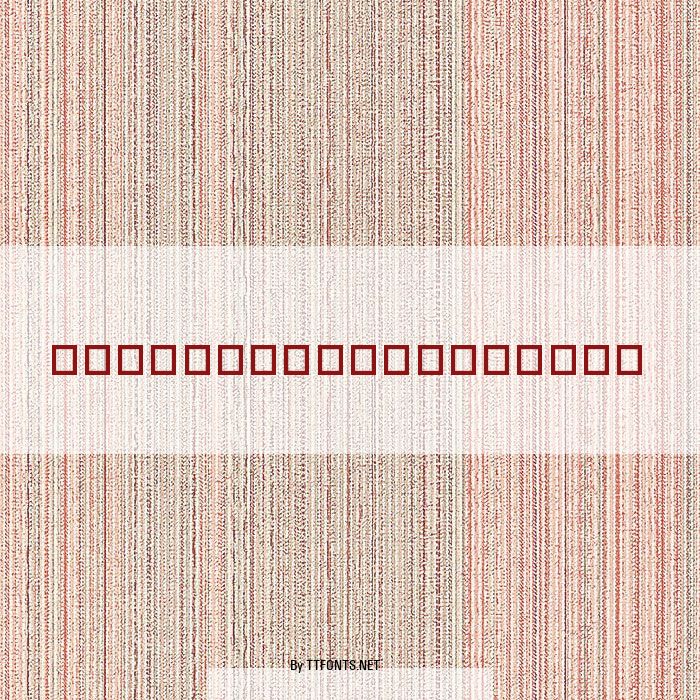 PWThaiMonospacedEG example