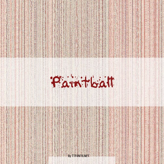 Paintball example
