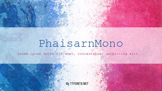 PhaisarnMono example