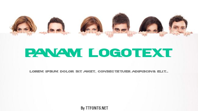 PanAm LogoText example