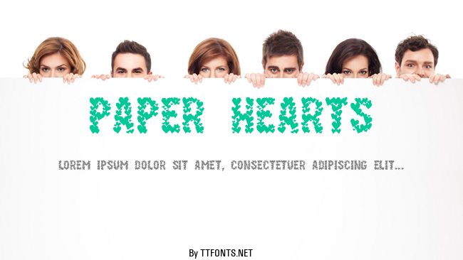 Paper Hearts example