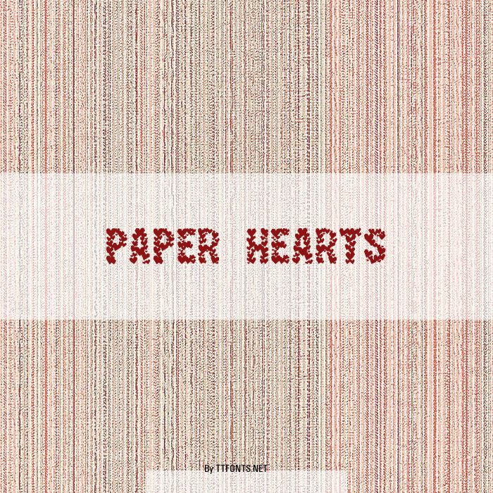 Paper Hearts example