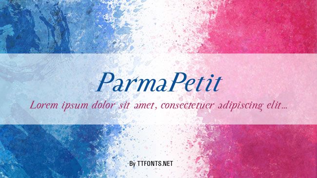 ParmaPetit example