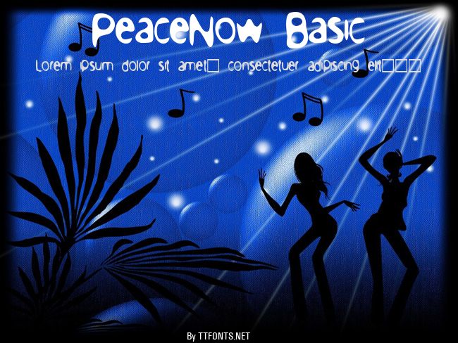 PeaceNow Basic example