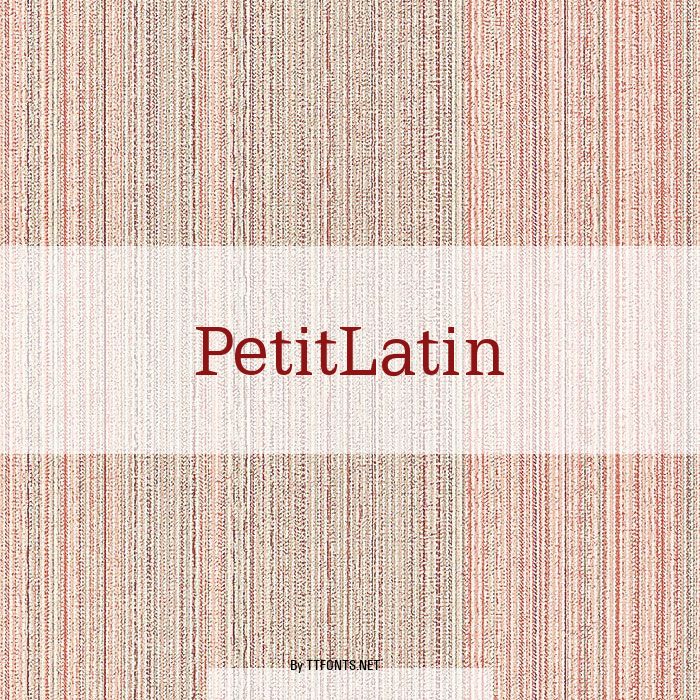 PetitLatin example
