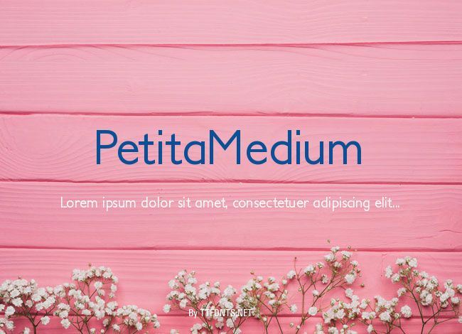 PetitaMedium example
