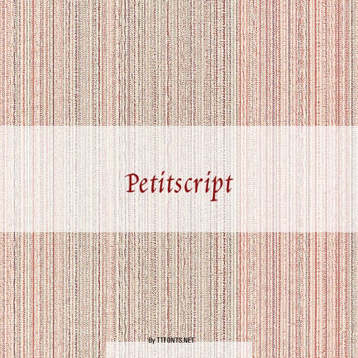 Petitscript example