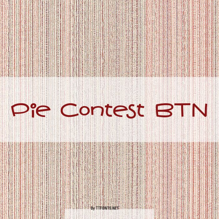 Pie Contest BTN example