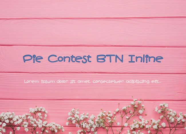 Pie Contest BTN Inline example