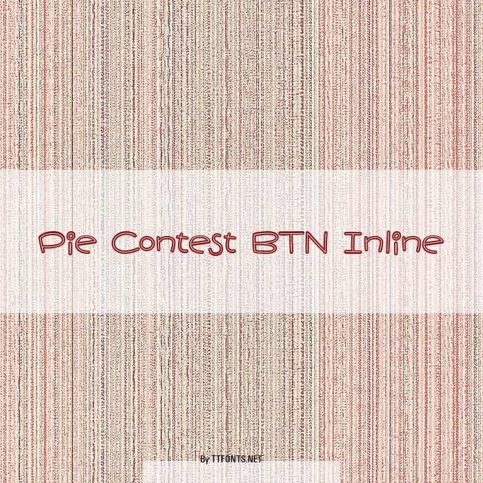 Pie Contest BTN Inline example