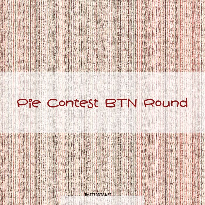 Pie Contest BTN Round example