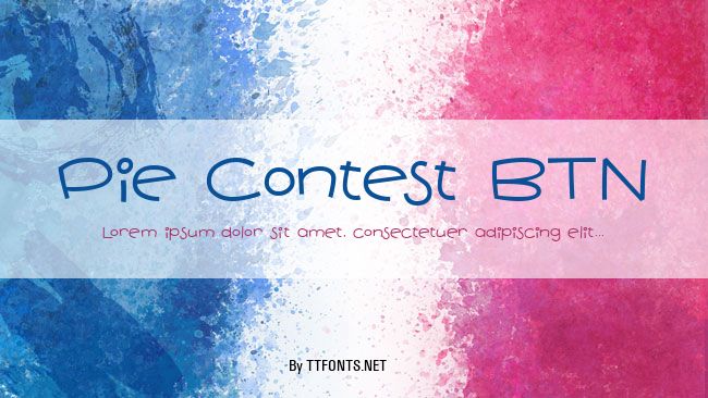 Pie Contest BTN example