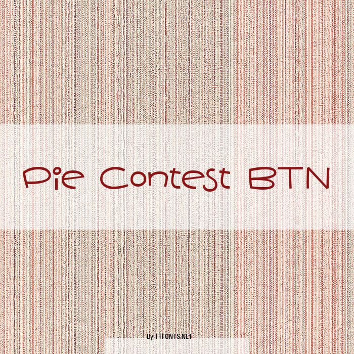 Pie Contest BTN example