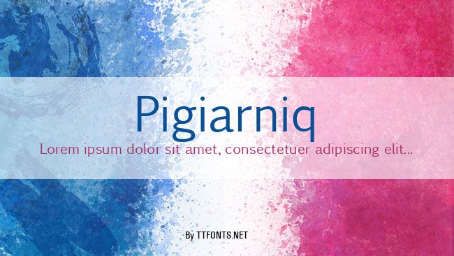 Pigiarniq example