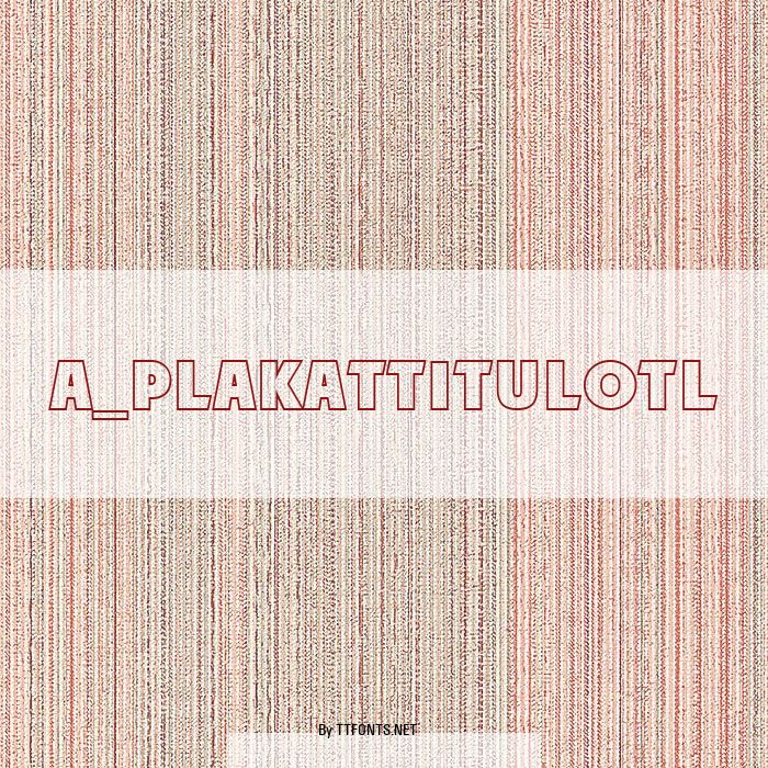 a_PlakatTitulOtl example