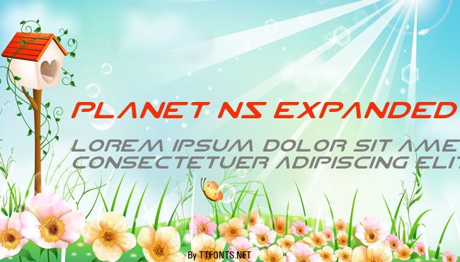 Planet NS Expanded Italic example