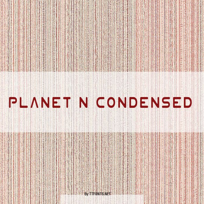 Planet N Condensed example