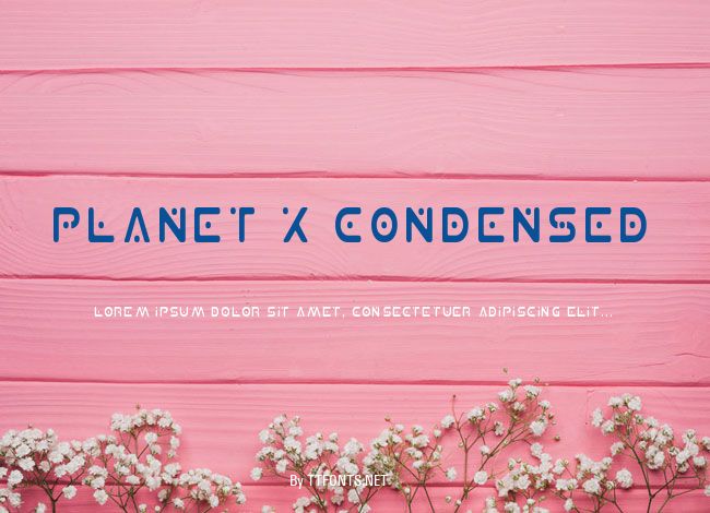 Planet X Condensed example