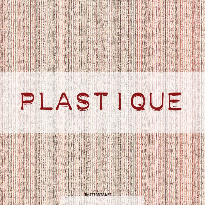 Plastique example