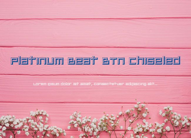 Platinum Beat BTN Chiseled example
