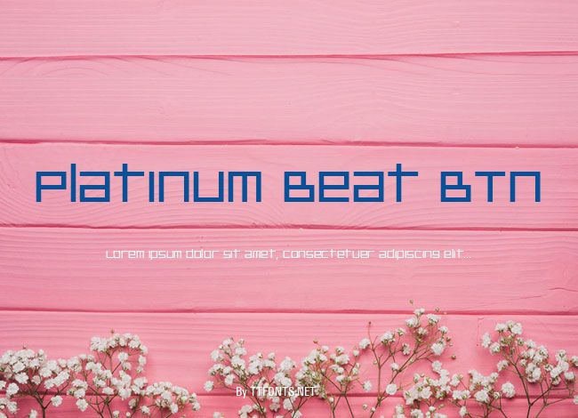 Platinum Beat BTN example