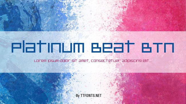 Platinum Beat BTN example