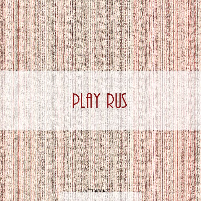 Play Rus example