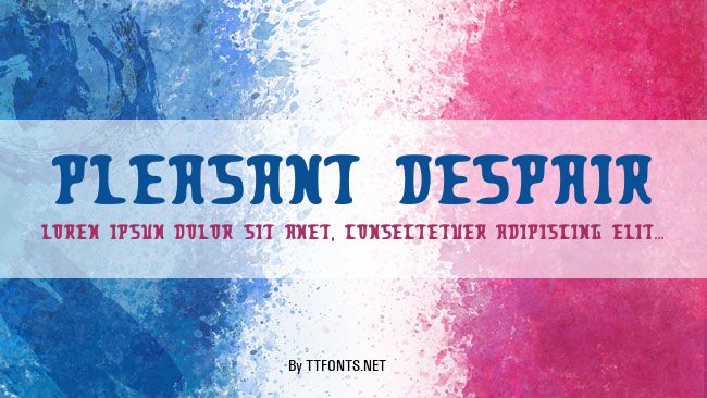 Pleasant Despair example