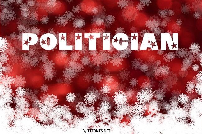 Politician example