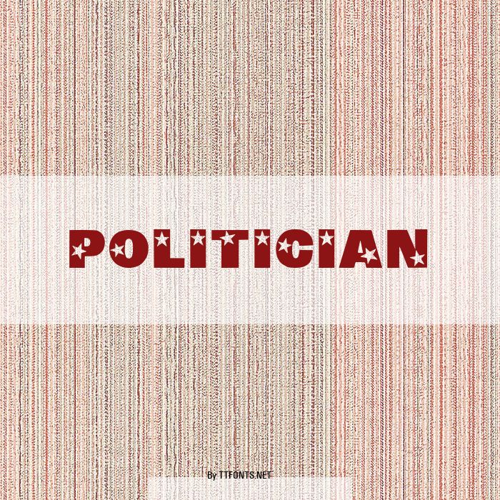 Politician example