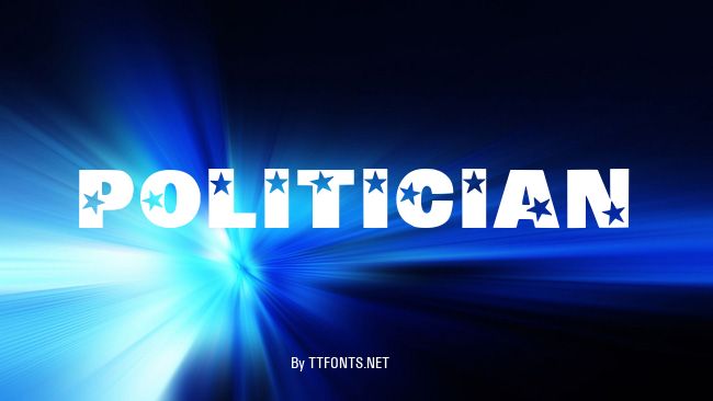 Politician example