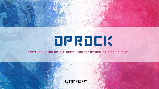 Poprock example