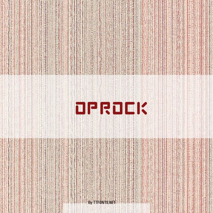 Poprock example