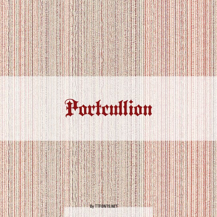Portcullion example