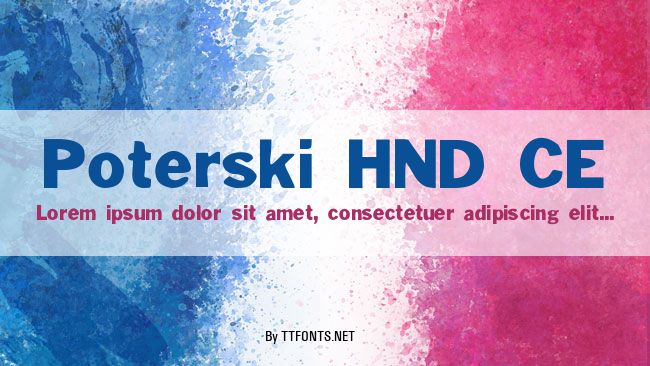 Poterski HND CE example