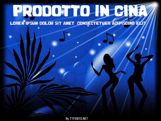 Prodotto In Cina example