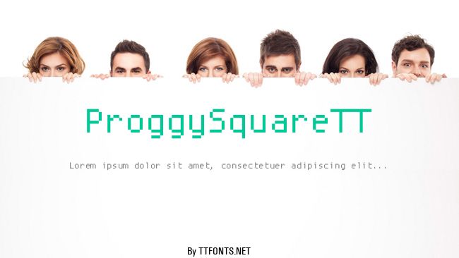 ProggySquareTT example