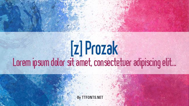 [z] Prozak example