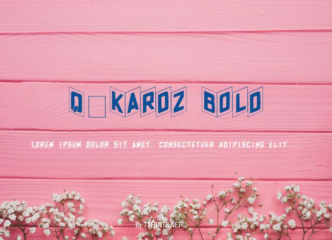 Q-Kardz Bold example