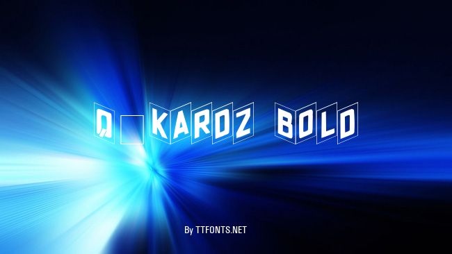 Q-Kardz Bold example