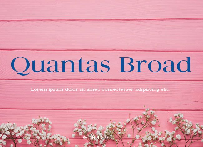 Quantas Broad example