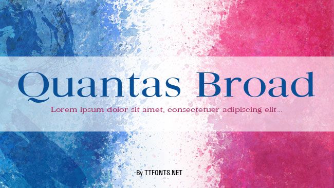Quantas Broad example