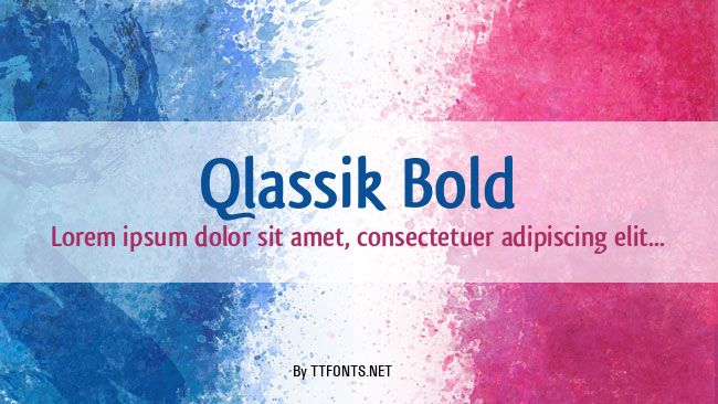 Qlassik Bold example